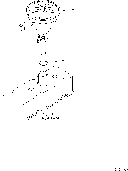 Схема запчастей Komatsu SA6D114-1AA - САПУН ДВИГАТЕЛЬ
