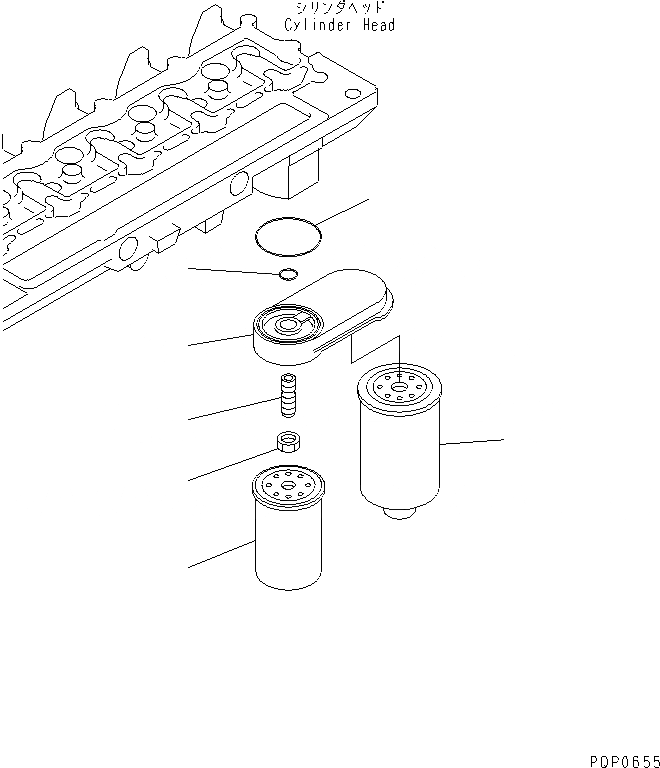 Схема запчастей Komatsu SA6D114-1AA - ТОПЛИВН. ФИЛЬТР. ДВИГАТЕЛЬ