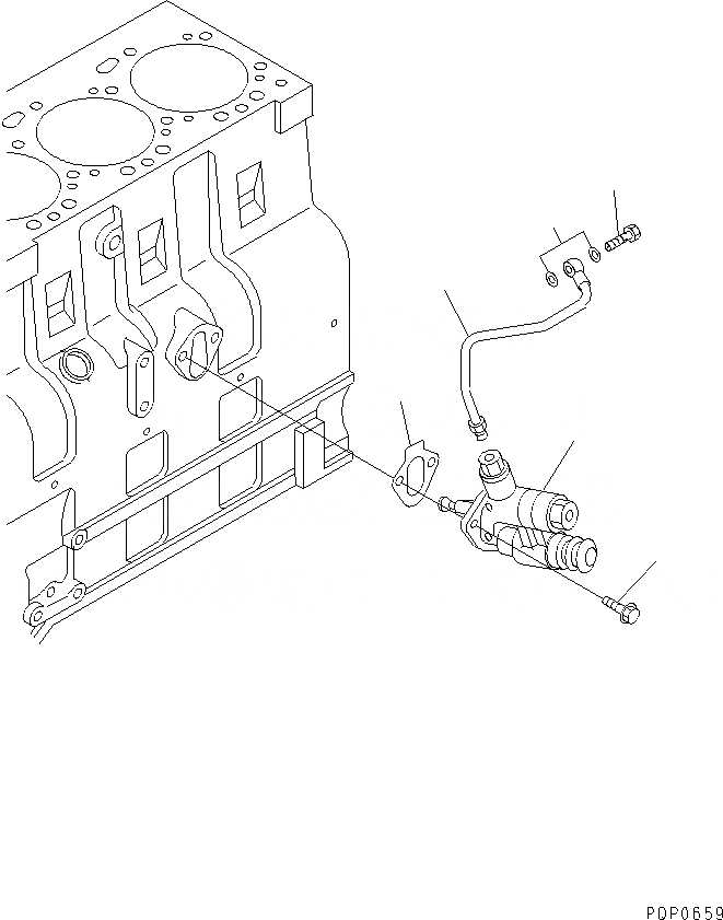 Схема запчастей Komatsu SA6D114-1AA - НАСОС ПОДКАЧКИ ТОПЛИВА ДВИГАТЕЛЬ