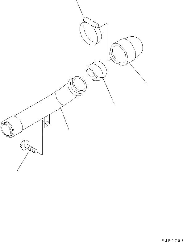 Схема запчастей Komatsu SA6D114E-2-KB - ВОДН. ВХОДН. СОЕДИН-Е ДВИГАТЕЛЬ
