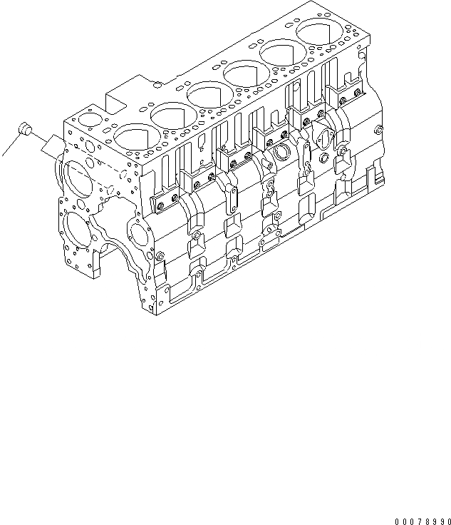 Схема запчастей Komatsu SA6D114E-2 - КАБИНА ГИДР. ПРОВОД. ОБОГРЕВАТЕЛЯ ДВИГАТЕЛЬ