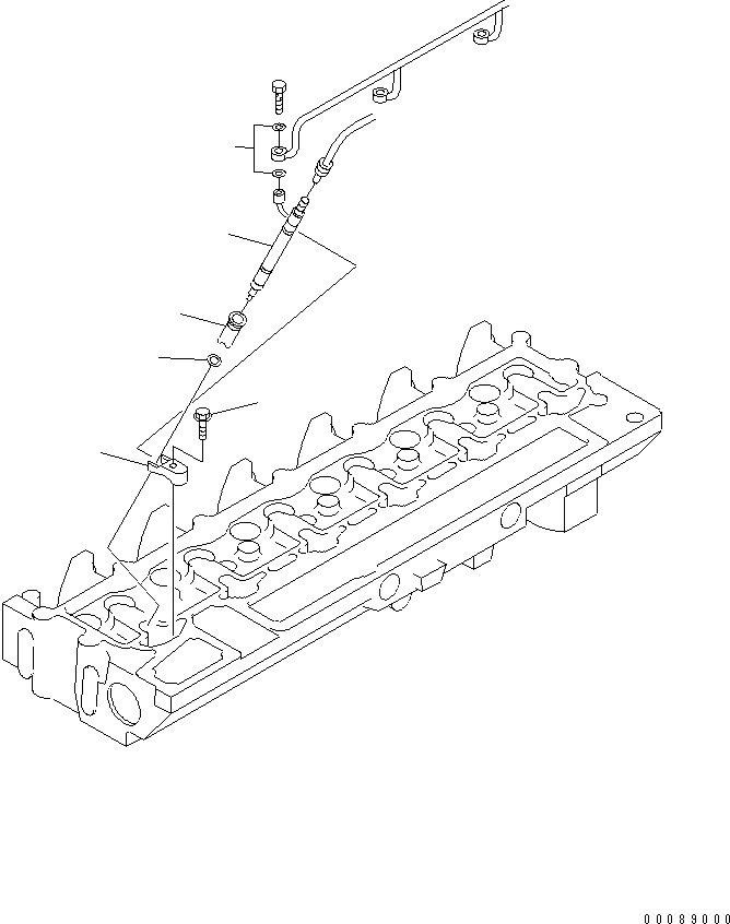 Схема запчастей Komatsu SA6D114E-2-TR - ФОРСУНКА ДВИГАТЕЛЬ