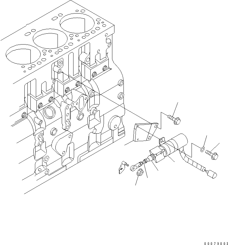 Схема запчастей Komatsu SA6D114E-2-TR - СОЛЕНОИД ДВИГАТЕЛЬ