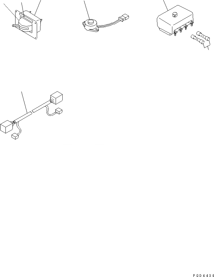 Схема запчастей Komatsu SA6D125-1HH - ПАНЕЛЬ ПРИБОРОВ КОМПОНЕНТЫ(№-) ДВИГАТЕЛЬ