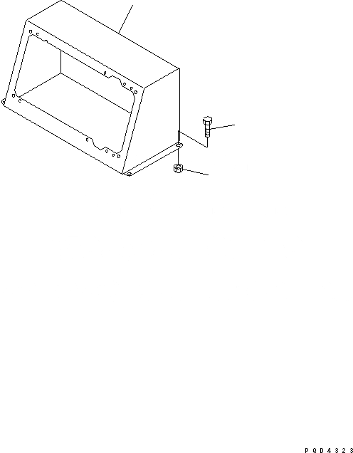 Схема запчастей Komatsu SA6D125-1HH - ПАНЕЛЬ ПРИБОРОВ КРЫШКА(С COVER)(№8-) ДВИГАТЕЛЬ