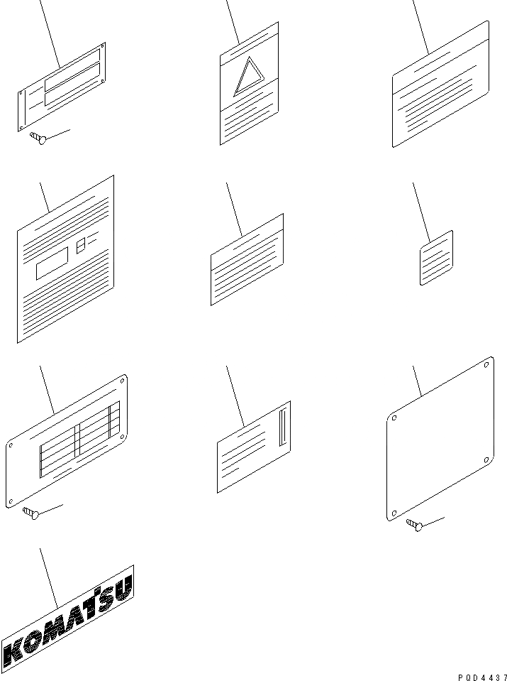 Схема запчастей Komatsu SA6D125-1HH - ТАБЛИЧКИ(№-99) ДВИГАТЕЛЬ