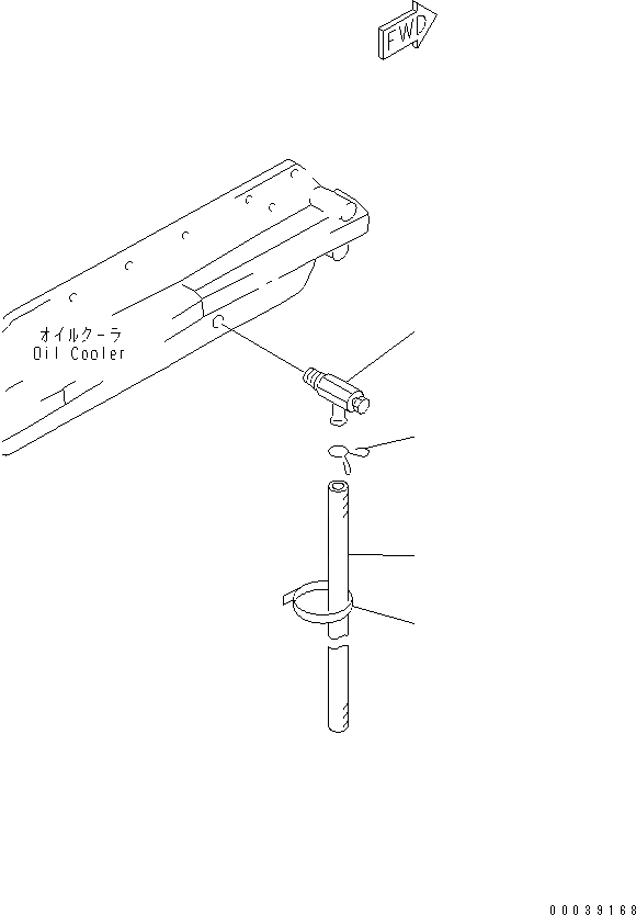Схема запчастей Komatsu SA6D125E-2C-S7 - ВОДООТВОДН. КЛАПАН(№89-) ДВИГАТЕЛЬ