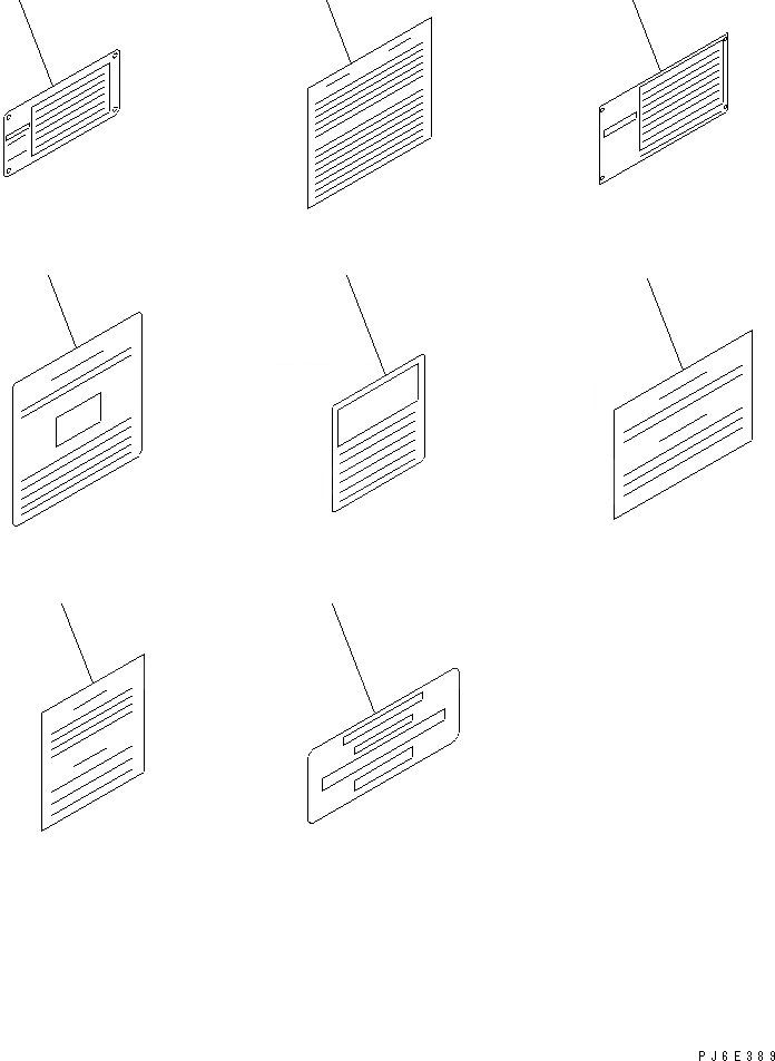 Схема запчастей Komatsu SA6D125E-2GD-W - ТАБЛИЧКИ ПЛАСТИНА (ФРАНЦИЯ)(№87-) ДВИГАТЕЛЬ