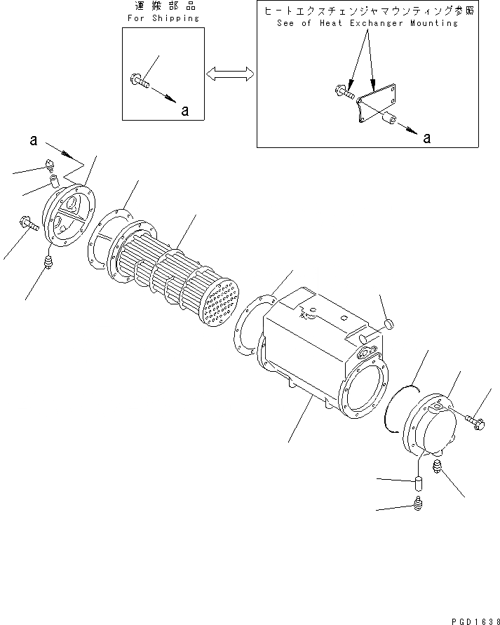 Схема запчастей Komatsu SA6D132-1MM - ПОДОГРЕВ EXCПОДВЕСН. КРОНШТЕЙН (ВНУТР. ЧАСТИ) ДВИГАТЕЛЬ