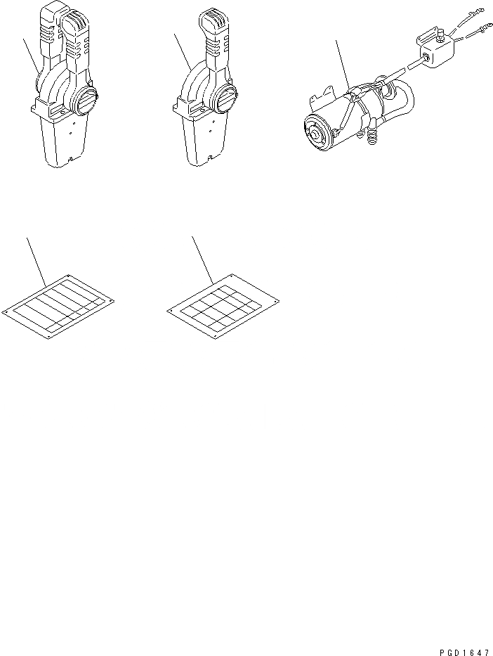 Схема запчастей Komatsu SA6D140-1LL - АКСЕССУАРЫ (ПАНЕЛЬ УПРАВЛ-Я И BILGE НАСОС)           (С PLASTIC COCNTROL КОРПУС) ДВИГАТЕЛЬ