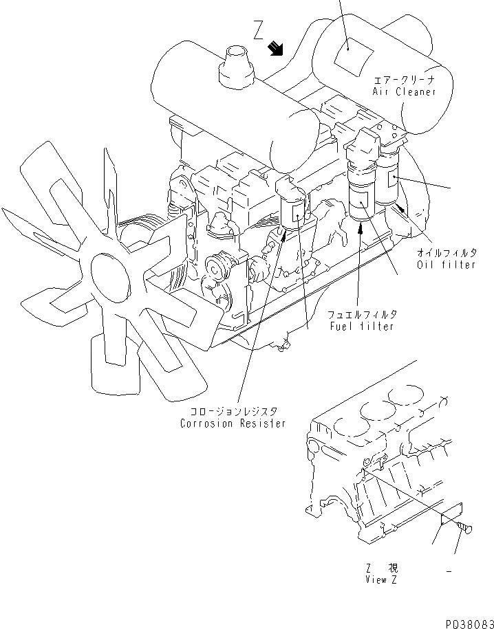 Схема запчастей Komatsu SA6D140-1N - ТАБЛИЧКИ ПЛАСТИНА (ИСПАНИЯ) ДВИГАТЕЛЬ