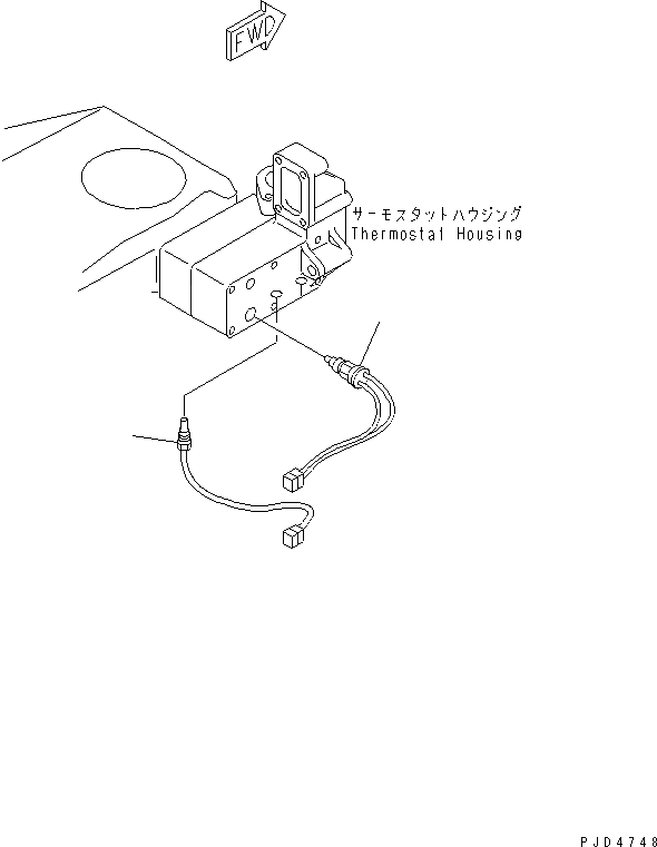 Схема запчастей Komatsu SA6D140-1PP - ДАТЧИК И ПЕРЕКЛЮЧАТЕЛЬ ДВИГАТЕЛЬ