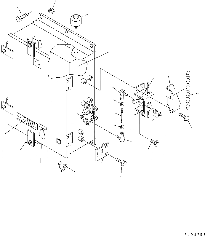 Схема запчастей Komatsu SA6D140-1PP - ПАНЕЛЬ УПРАВЛ-Я (/) ДВИГАТЕЛЬ