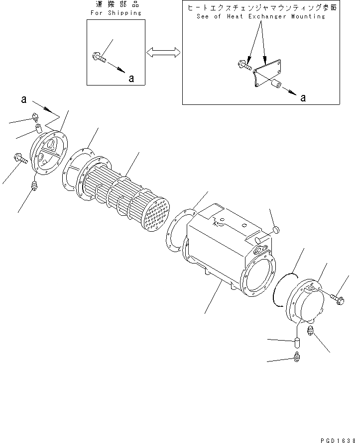 Схема запчастей Komatsu SA6D140-1PP - ПОДОГРЕВ EXCПОДВЕСН. КРОНШТЕЙН (ВНУТР. ЧАСТИ) ДВИГАТЕЛЬ