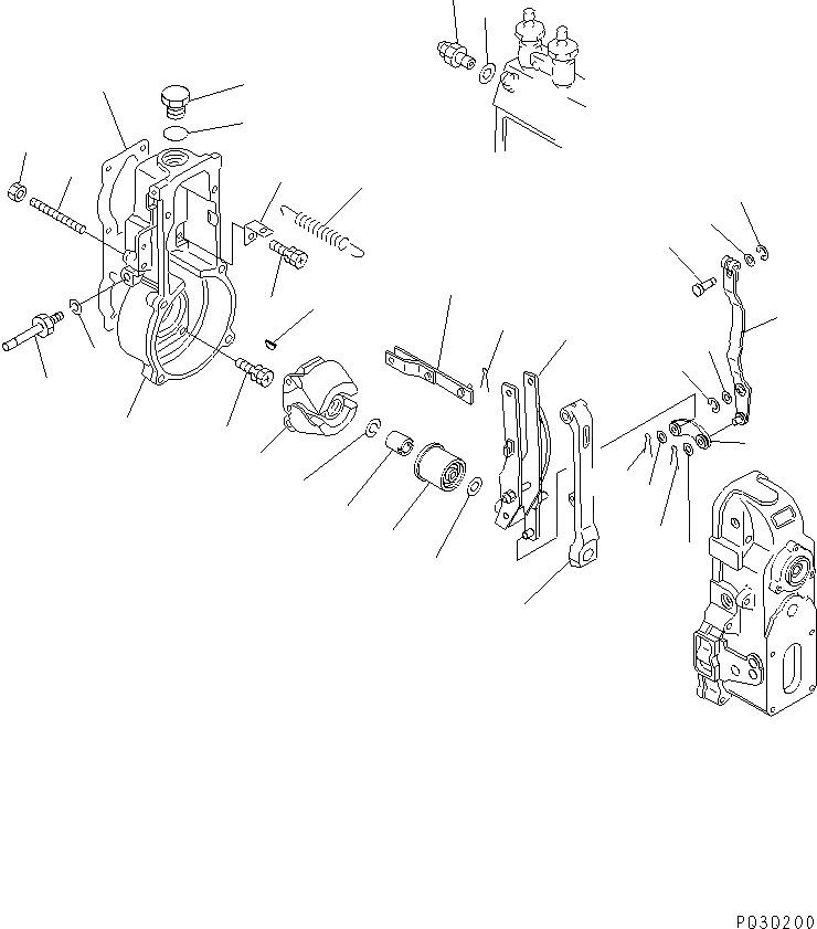 Схема запчастей Komatsu SA6D140-2C-G - ТОПЛ. НАСОС (РЕГУЛЯТОР) (/) (ВНУТР. ЧАСТИ)(№78-987) ДВИГАТЕЛЬ