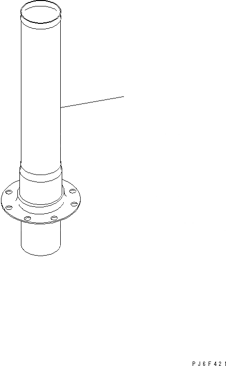 Схема запчастей Komatsu SA6D140-2C-5G - ВЫХЛОПНАЯ ТРУБА(№98-) ДВИГАТЕЛЬ