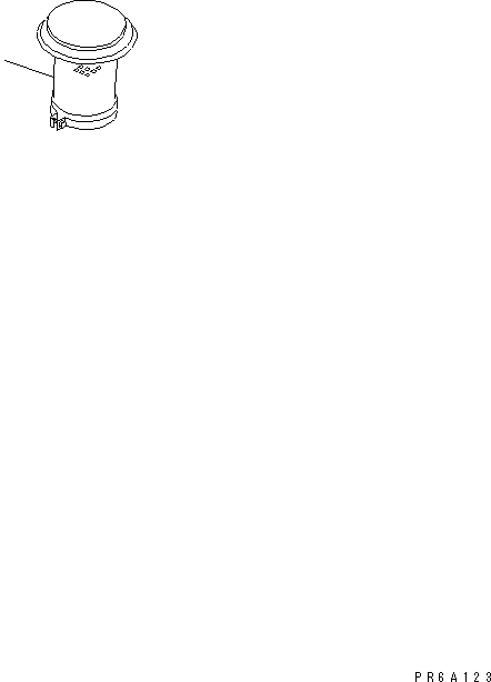 Схема запчастей Komatsu SA6D140-2C-5G - ВОЗДУХООЧИСТИТЕЛЬ КАПОТ(№97-) ДВИГАТЕЛЬ