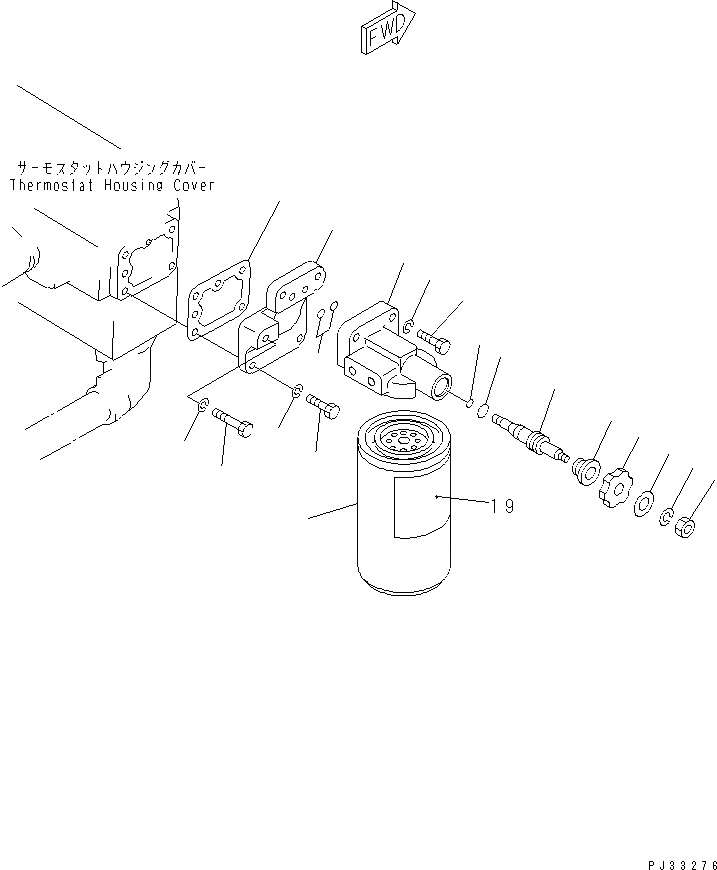 Схема запчастей Komatsu SA6D170-A-1Q - АНТИКОРРОЗ. ЭЛЕМЕНТ СИСТЕМА ОХЛАЖДЕНИЯ