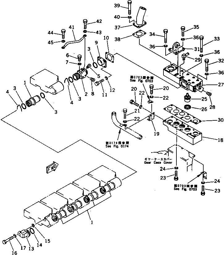 Схема запчастей Komatsu SA6D170-A-1C - ВОДЯНОЙ КОЛЛЕКТОР И ТЕРМОСТАТ (TWIN ТУРБОНАГНЕТАТЕЛЬ)(№9-) ГОЛОВКА ЦИЛИНДРОВ