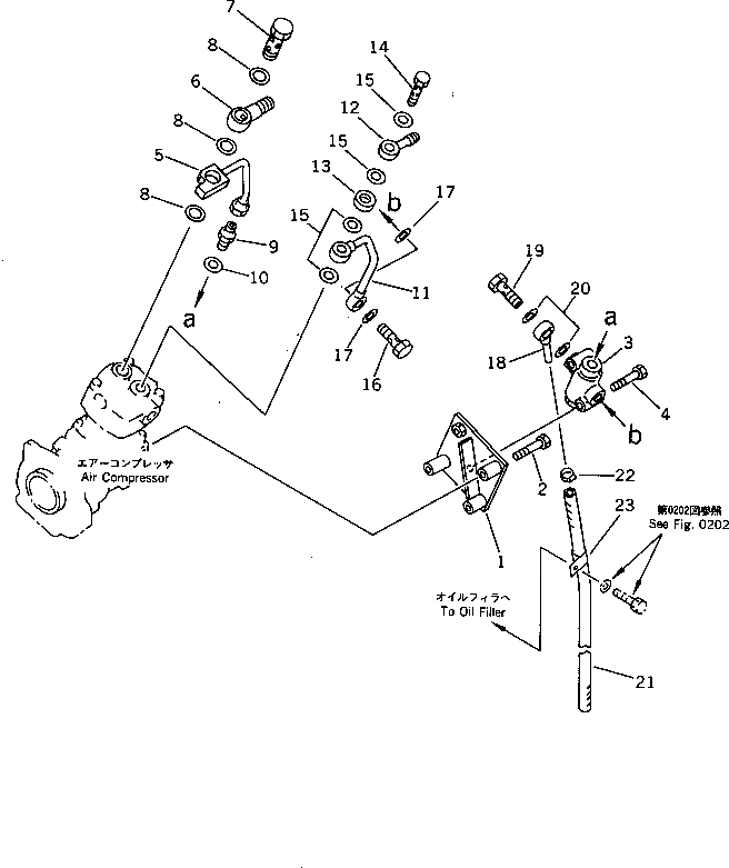 Схема запчастей Komatsu SA6D170-A-1P - ЛИНИЯ КОМПРЕССОРА (/) (ДЛЯ ЭЛЕКТРИЧ. РЕГУЛЯТОРА)(№8-) АКСЕССУАРЫ
