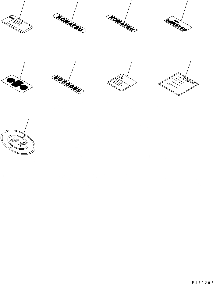 Схема запчастей Komatsu SA6D170-B-1D - МАРКИРОВКА (ДЛЯ ЯПОН.) ИНСТРУМЕНТ И РЕМКОМПЛЕКТЫ