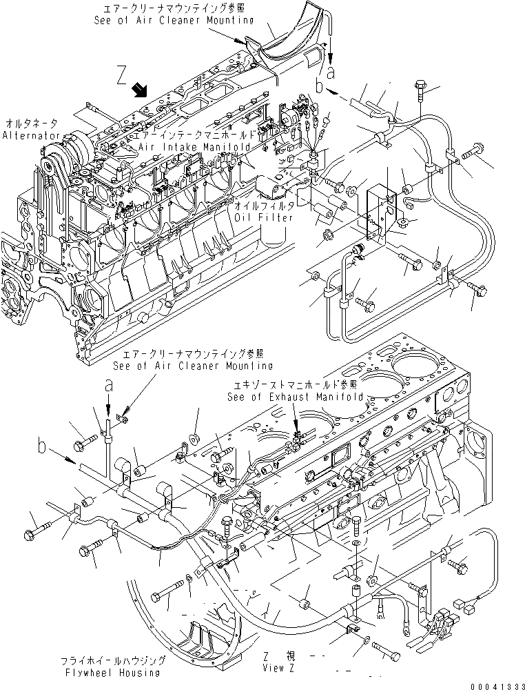 Схема запчастей Komatsu SA6D170E-3A-7 - ЭЛЕКТРОПРОВОДКА (/) (ДЛЯ 7A¤ 9A ГЕНЕРАТОР) (С КОМПРЕССОР И VEHICLE HEALTH СИСТЕМА МОНИТОРА)(№-) ДВИГАТЕЛЬ