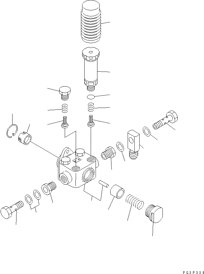 Схема запчастей Komatsu SA6D170-A-1T-7 - ТОПЛ. НАСОС (ПОДКАЧИВАЮЩ. НАСОС) (ВНУТР. ЧАСТИ)(№-) ДВИГАТЕЛЬ