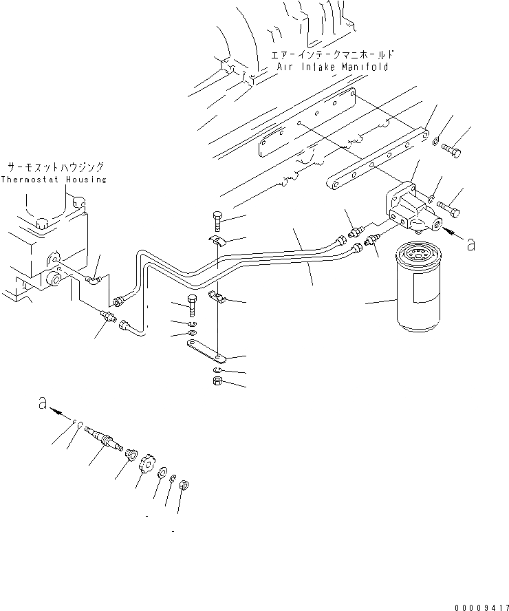 Схема запчастей Komatsu SA6D170-A-1P-7U - АНТИКОРРОЗ. ЭЛЕМЕНТ(№7-) ДВИГАТЕЛЬ