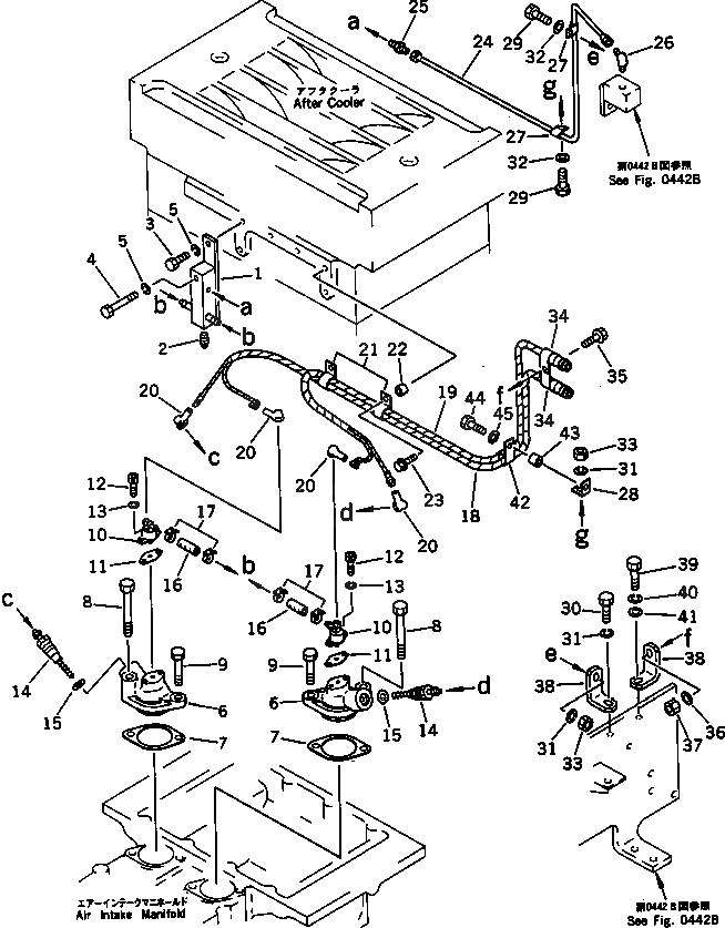 Схема запчастей Komatsu SA8V170-1C - СИСТЕМА ПОДОГРЕВА ВПУСКН. КОЛЛЕКТОРА (/)(№-) ТОПЛИВН. СИСТЕМА
