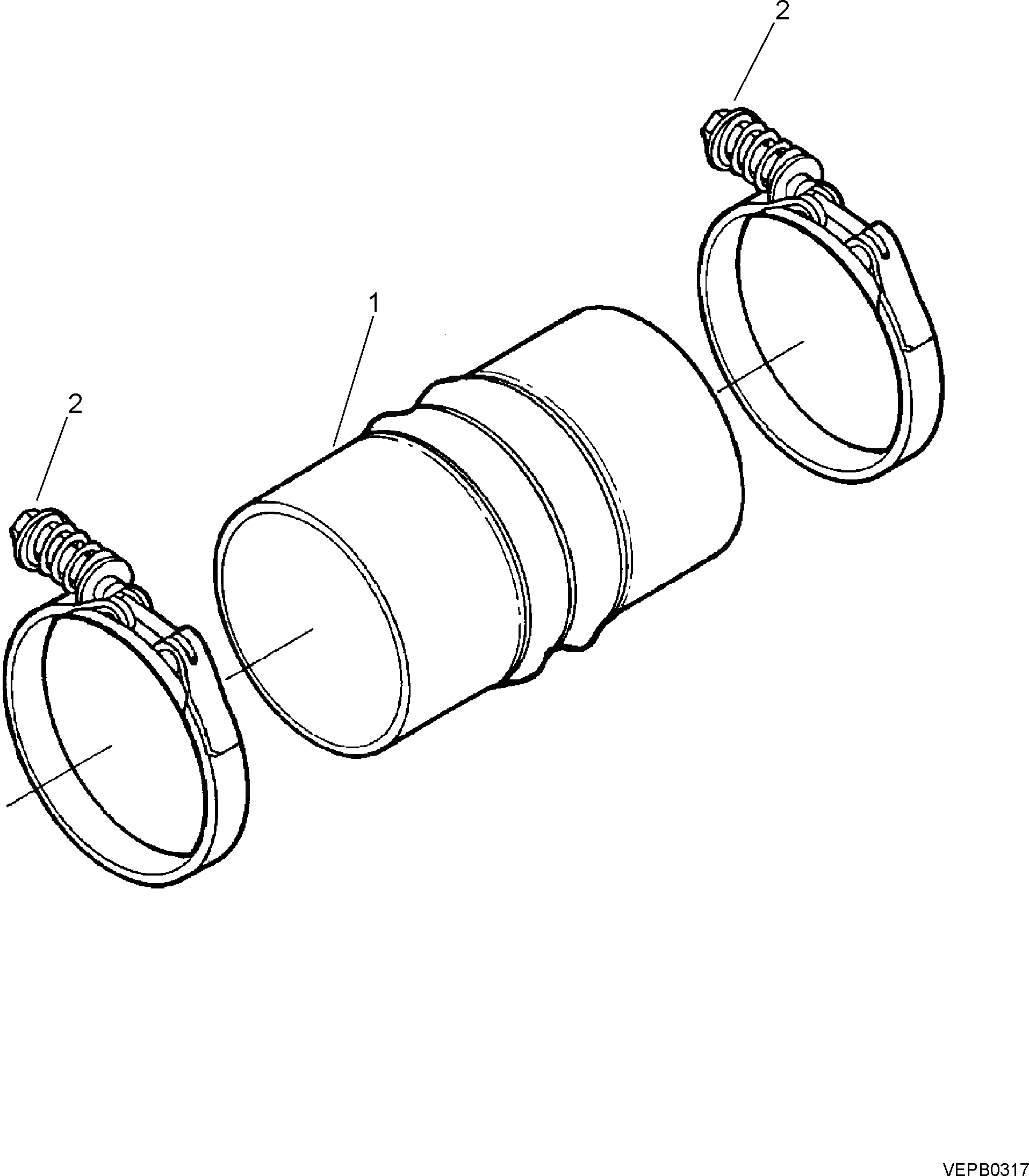 Схема запчастей Komatsu SAA12V140Z-E2-80 - ВПУСК ВОЗДУХА ШЛАНГИ ДВИГАТЕЛЬ