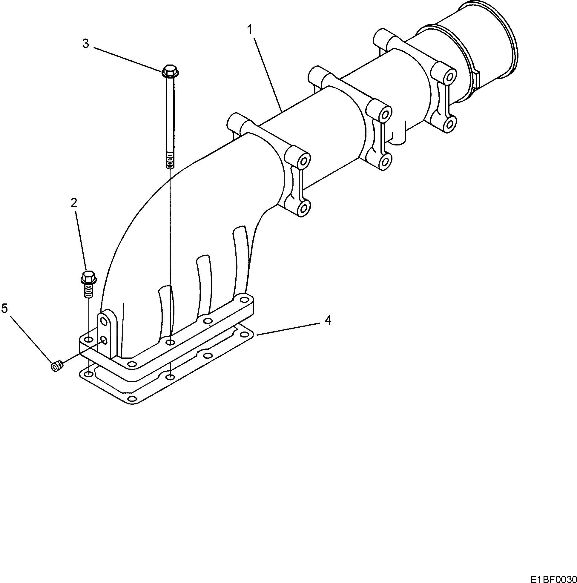 Схема запчастей Komatsu SAA12V140Z-E2-80 - ВПУСК ВОЗДУХА СОЕДИН-Е ДВИГАТЕЛЬ