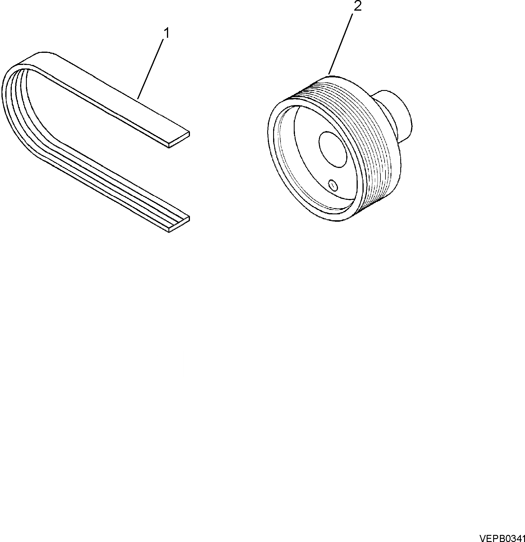 Схема запчастей Komatsu SAA12V140Z-E2-80 - ШКИВ ПРИВОДА ГЕНЕРАТОРА ДВИГАТЕЛЬ