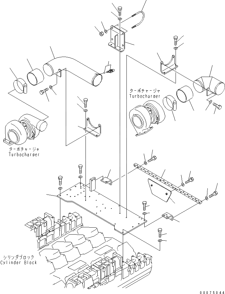 Схема запчастей Komatsu SAA12V140E-3A - ВОЗДУХООЧИСТИТЕЛЬ СУППОРТ (EXTREMELY BAD ТОПЛИВН. И ПЛОХ. ТОПЛИВО ARRANGEMENT СПЕЦ-Я.) (ВОДН.+DUST)(№999-) ДВИГАТЕЛЬ