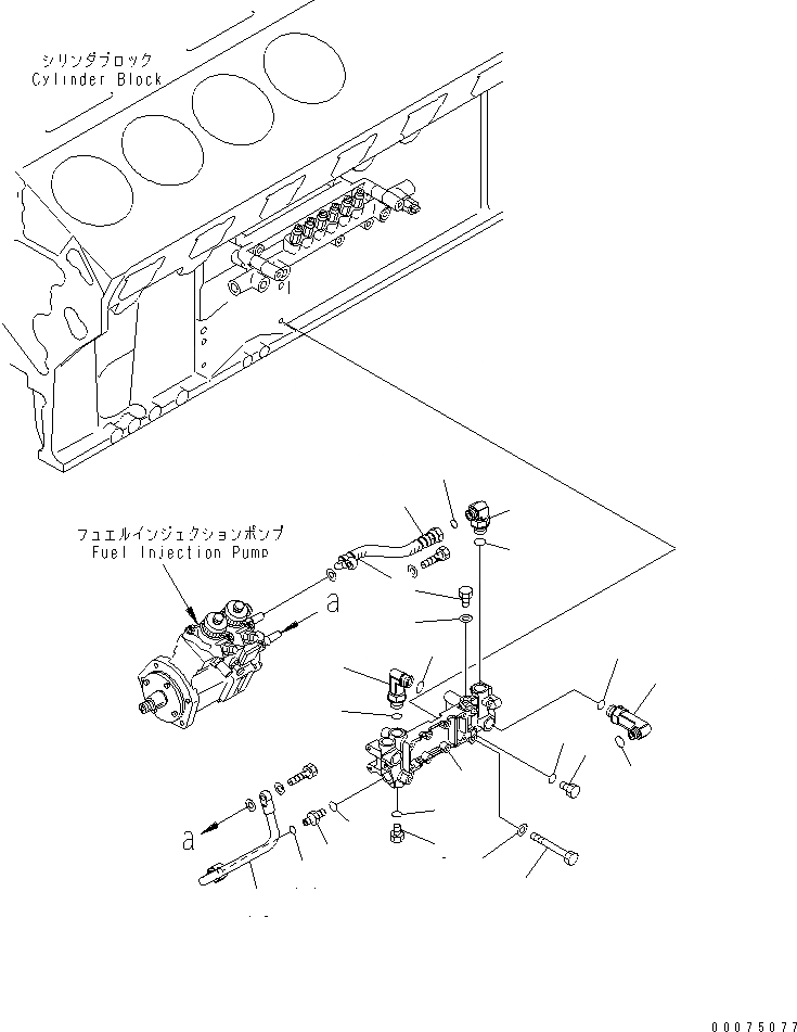 Схема запчастей Komatsu SAA12V140E-3A - ТОПЛИВН. БЛОК (ЛЕВ. ГРУПП.) (EXTREMELY BAD ТОПЛИВН. И ПЛОХ. ТОПЛИВО ARRANGEMENT СПЕЦ-Я.) (ВОДН.+DUST)(№999-) ДВИГАТЕЛЬ