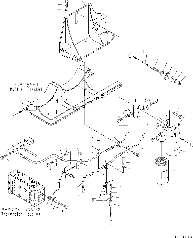 Схема запчастей Komatsu SAA12V140E-3A - АНТИКОРРОЗ. ЭЛЕМЕНТ (HEAD ВОДН. AREA ARANGEMENT СПЕЦ-Я) ДВИГАТЕЛЬ