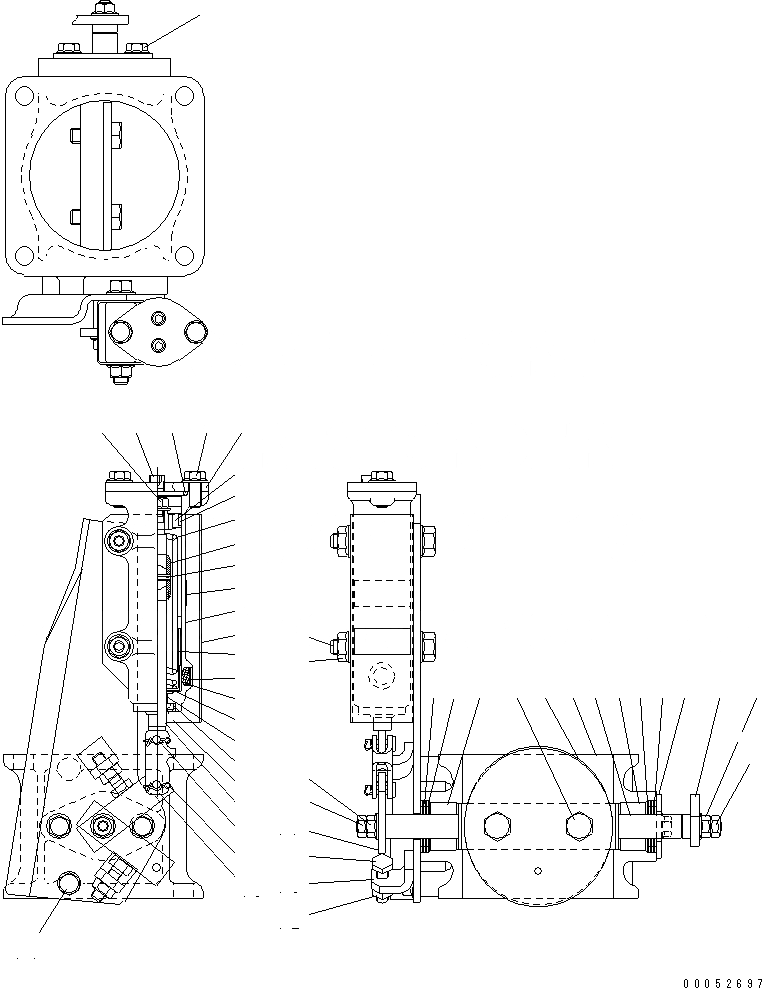 Схема запчастей Komatsu SAA12V140E-3B-02 - ГОРНЫЙ ТОРМОЗ (ВНУТР. ЧАСТИ)(№-) ДВИГАТЕЛЬ