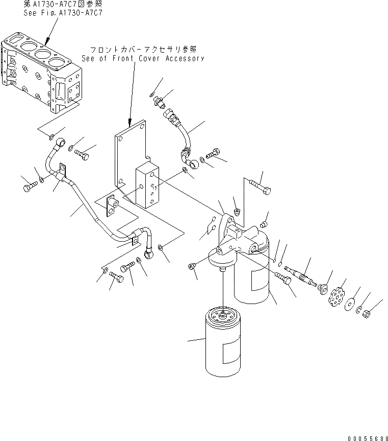 Схема запчастей Komatsu SAA12V140E-3B-02 - АНТИКОРРОЗ. ЭЛЕМЕНТ (EXTREMELY BAD ТОПЛИВН. И ПЛОХ. ТОПЛИВО ARRANGEMENT СПЕЦ-Я.) (ВОДН.+DUST)(№-) ДВИГАТЕЛЬ