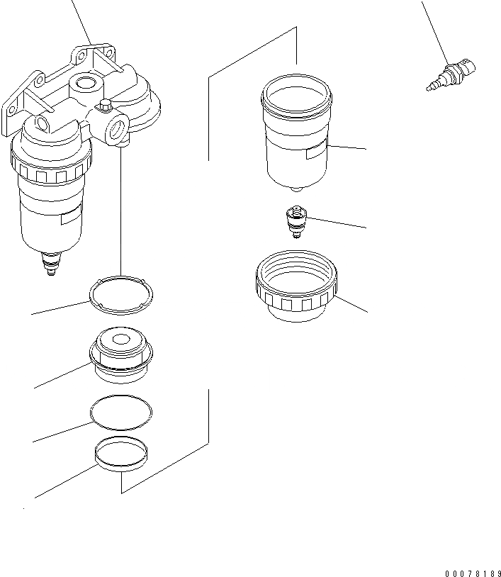 Схема запчастей Komatsu SAA12V140E-3B-02 - ВОДООТДЕЛИТЕЛЬ И ДАТЧИК (ПЛОХ. ТОПЛИВО ARRANGEMENT СПЕЦ-Я.)(№-) ДВИГАТЕЛЬ