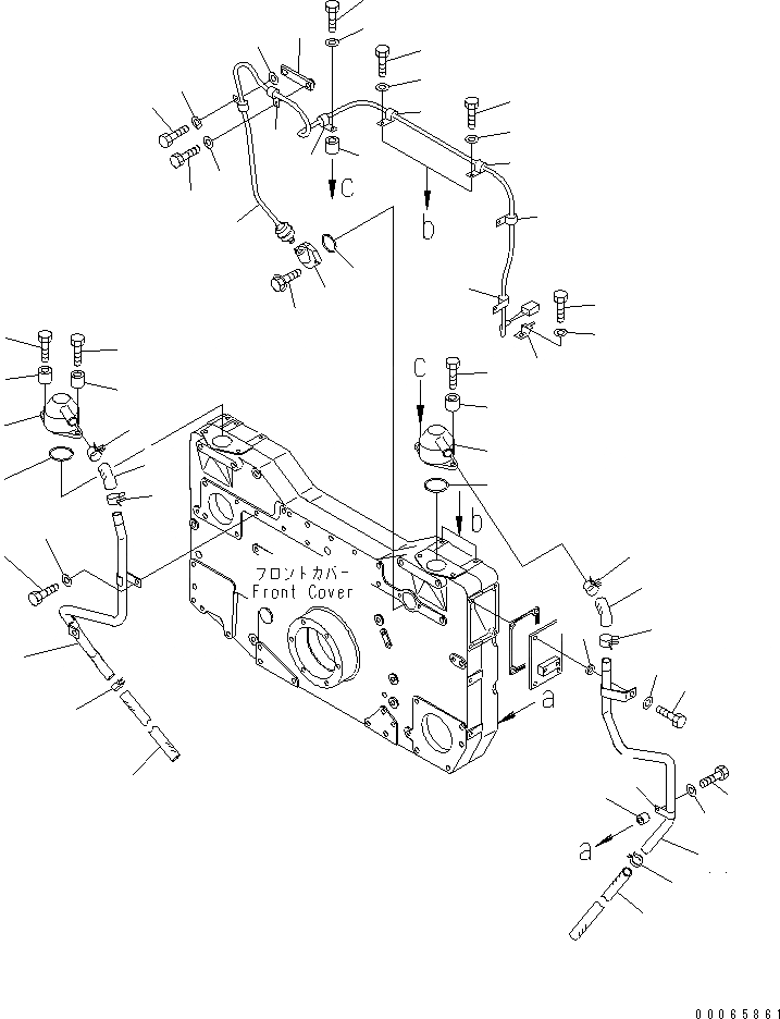 Схема запчастей Komatsu SAA12V140E-3C-02 - САПУН И ДАТЧИК ПРОРЫВА ГАЗОВ ЭЛЕКТРОПРОВОДКА (МОРОЗОУСТОЙЧИВ. СПЕЦИФИКАЦИЯ.)(№9-) ДВИГАТЕЛЬ