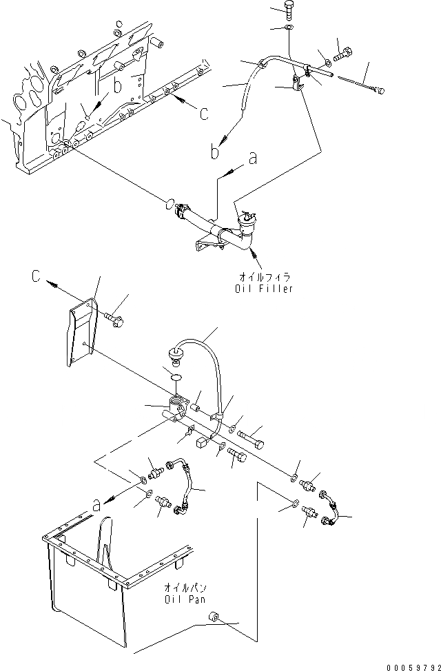 Схема запчастей Komatsu SAA12V140E-3C-02 - МАСЛ. ЩУП И ДАТЧИК (ХОЛОДН. МЕСТН. И ПЛОХ. ТОПЛИВО ARRANGEMENT СПЕЦ-Я.)(№9-) ДВИГАТЕЛЬ