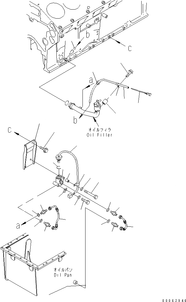 Схема запчастей Komatsu SAA12V140E-3C-02 - МАСЛ. ЩУП И ДАТЧИК (МОРОЗОУСТОЙЧИВ. СПЕЦИФИКАЦИЯ.)(№9-) ДВИГАТЕЛЬ