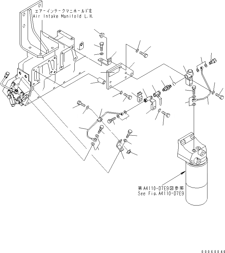 Схема запчастей Komatsu SAA12V140E-3C-02 - ТОПЛИВН. ВОЗДУШН. ВЕНТИЛЯЦИЯ (ЛЕВ. ГРУПП.) (ПЛОХ. ТОПЛИВО ARRANGEMENT СПЕЦ-Я.)(№8-) ДВИГАТЕЛЬ