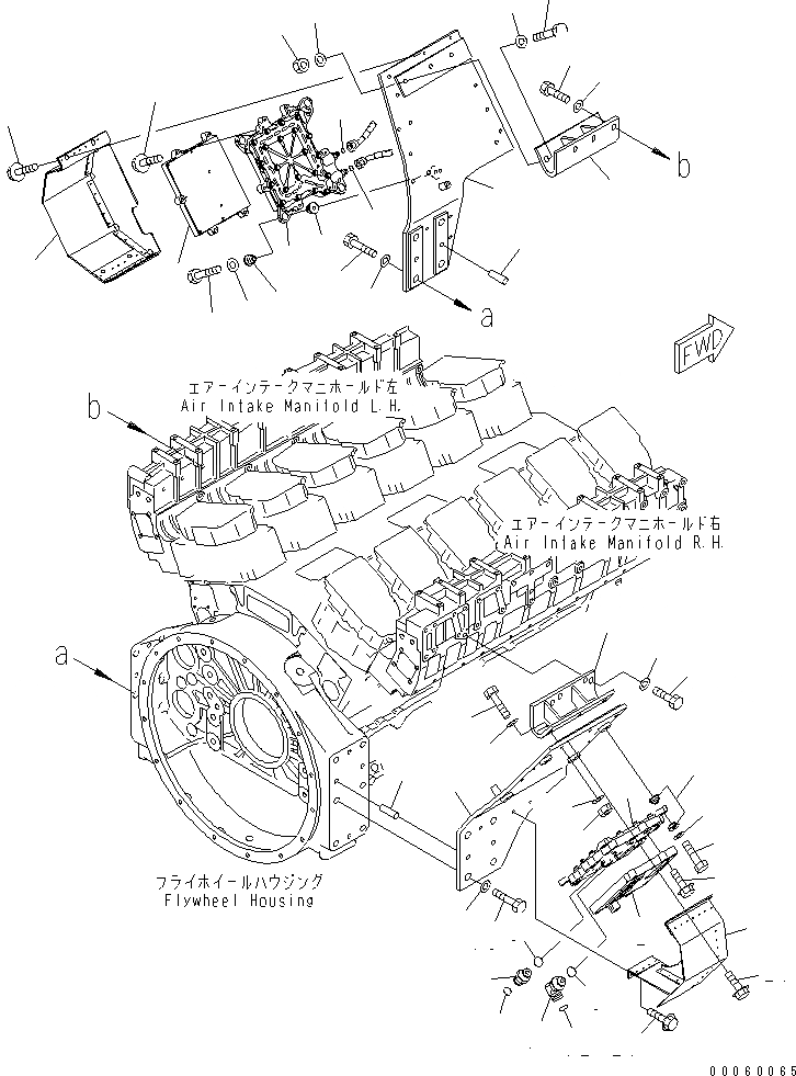 Схема запчастей Komatsu SAA12V140E-3C-02 - УПРАВЛЕНИЕ ПОДАЧ. ТОПЛИВА (ПЛОХ. ТОПЛИВО ARRANGEMENT СПЕЦ-Я.)(№8-) ДВИГАТЕЛЬ