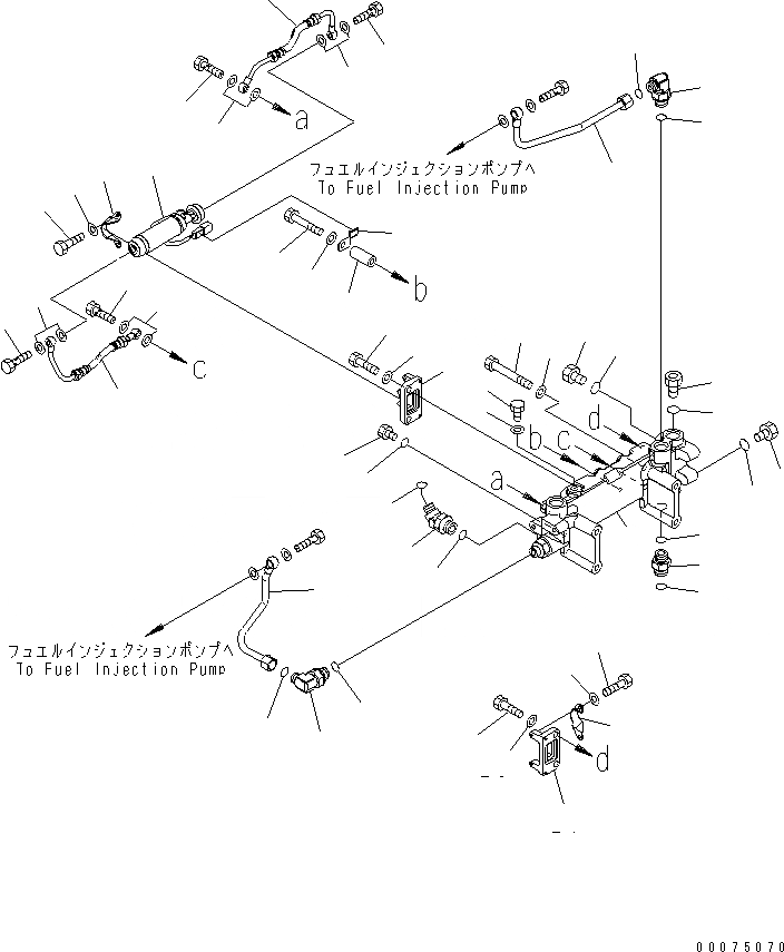 Схема запчастей Komatsu SAA12V140E-3E-02 - ТОПЛИВН. СОЕДИН-Е И PОБОД КОЛЕСАING НАСОС (ПРАВ. ГРУПП.) (EXTREMELY BAD ТОПЛИВН. ARRANGEMENT СПЕЦ-Я.) (ВОДН.+DUST)(№8-) ДВИГАТЕЛЬ