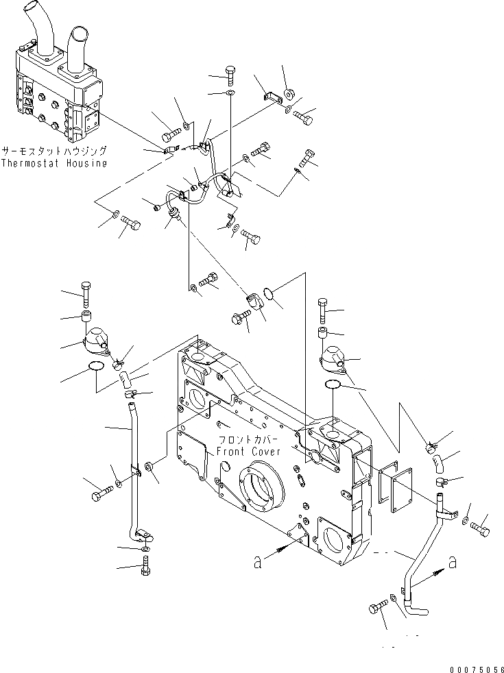 Схема запчастей Komatsu SAA12V140E-3D-02 - САПУН И ДАТЧИК ПРОРЫВА ГАЗОВ ЭЛЕКТРОПРОВОДКА (EXTREMELY BAD ТОПЛИВН. И ПЛОХ. ТОПЛИВО ARRANGEMENT СПЕЦ-Я.) (ВОДН.+DUST)(№8-) ДВИГАТЕЛЬ
