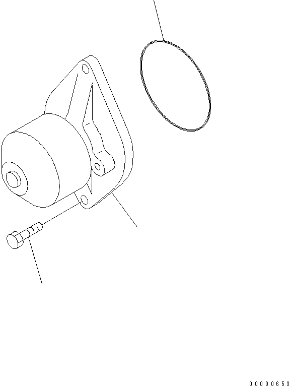 Схема запчастей Komatsu SAA4D102E-2-W6 - ВОДЯНАЯ ПОМПА ДВИГАТЕЛЬ