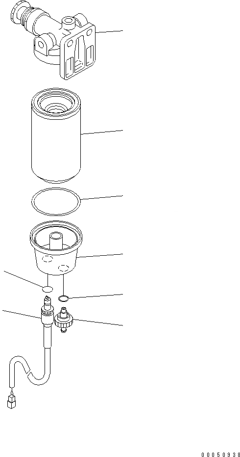 Схема запчастей Komatsu SAA4D107E-1A-WK - ТОПЛИВН. PRE-ФИЛЬТР. ДВИГАТЕЛЬ