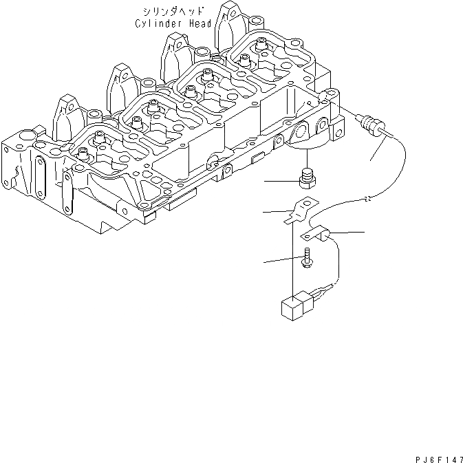 Схема запчастей Komatsu SAA4D102E-2D-4 - ДАТЧИК ТЕМПЕРАТУРЫ ВОДЫ(№9-) ДВИГАТЕЛЬ