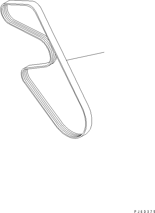 Схема запчастей Komatsu SAA6D114E-2AA - ПРИВОД ВОДЯН. ПОМПЫ РЕМЕНЬ (ДЛЯ A ГЕНЕРАТОР)(№8-8) ДВИГАТЕЛЬ