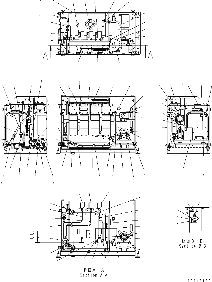 Схема запчастей Komatsu SAA6D170E-3F-8 - ТОПЛИВН. ФИЛЬТР. КРЕПЛЕНИЕ (ТОПЛИВН. ФИЛЬТР. СПЕЦ. СПЕЦ-Я.) (/)(№9-) ДВИГАТЕЛЬ